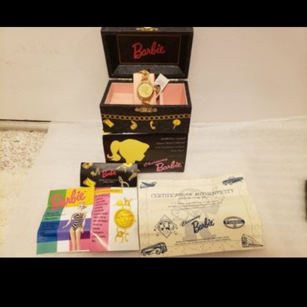 Vintage 1994 Limited Edition Fossil Charming Barbie Watch